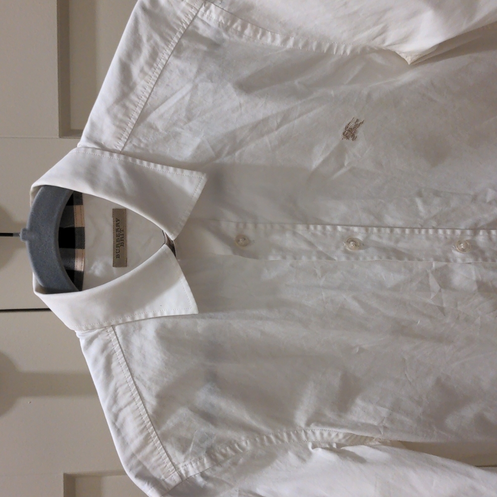 Burberry Brit White Cotton Long Sleeve